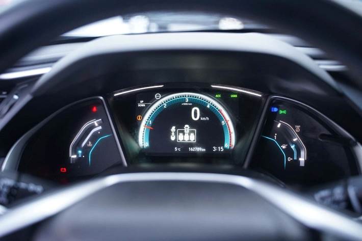 Grøn Honda Civic fra 2019