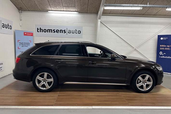 Brun Audi A6 Allroad fra 2014