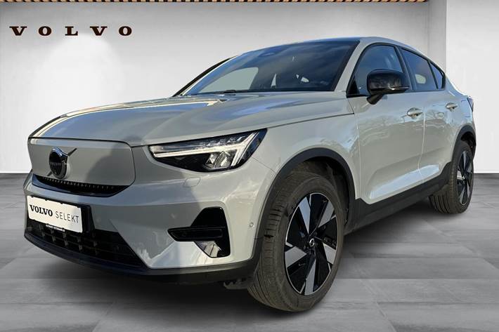 Grå Volvo EC40 fra 2025 set udefra