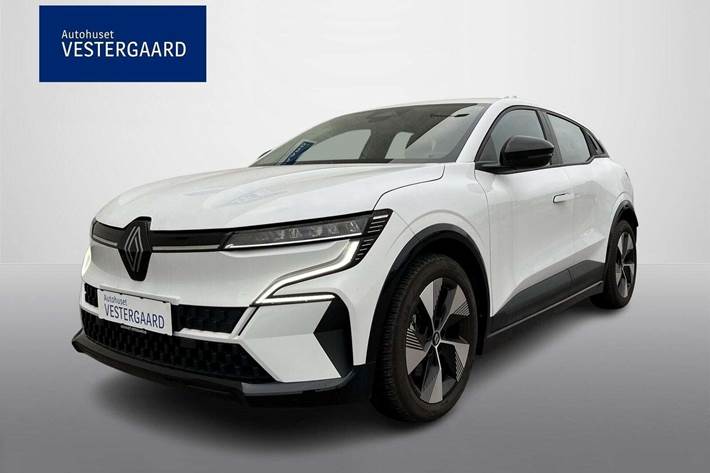 Hvid Renault Megane E-Tech fra 2022 set udefra