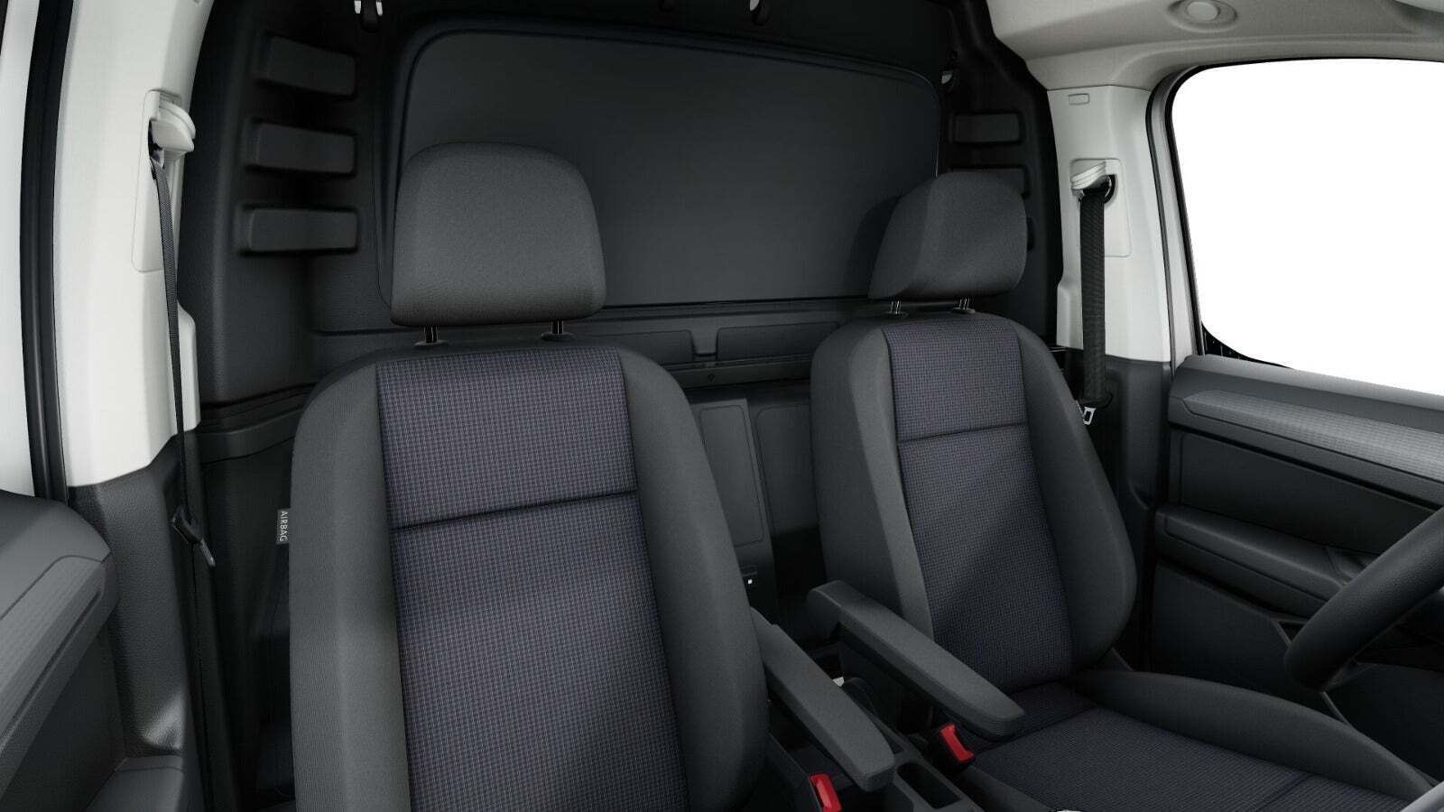 Hvid VW Caddy fra 2026