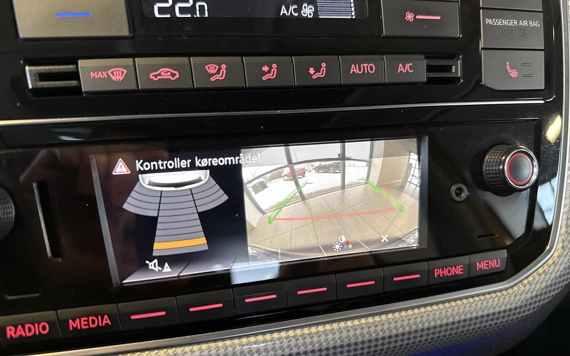 Gul VW e-up fra 2018