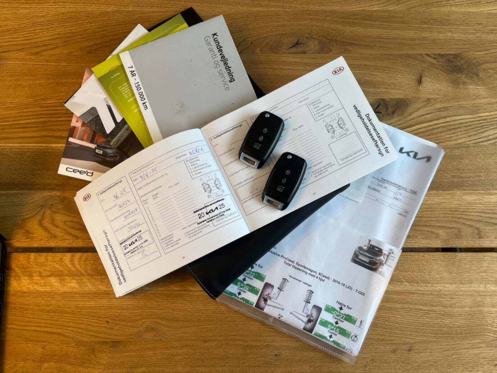 Grå Kia Ceed fra 2018