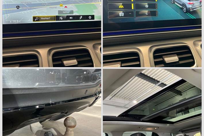 Grå Mercedes GLE350 de fra 2020