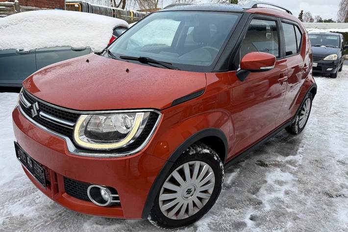 Orange Suzuki Ignis fra 2017 set udefra