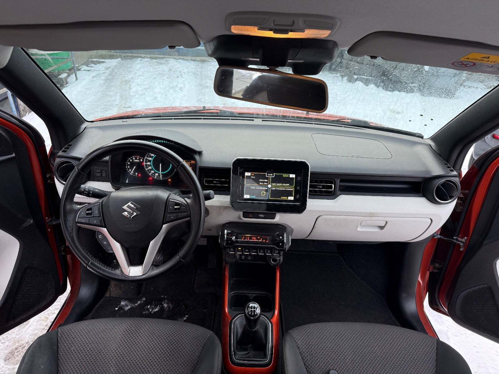 Orange Suzuki Ignis fra 2017