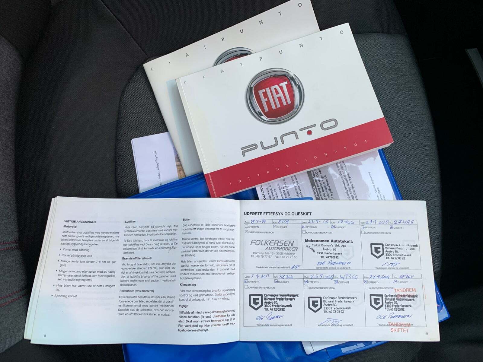 Sort Fiat Punto fra 2013