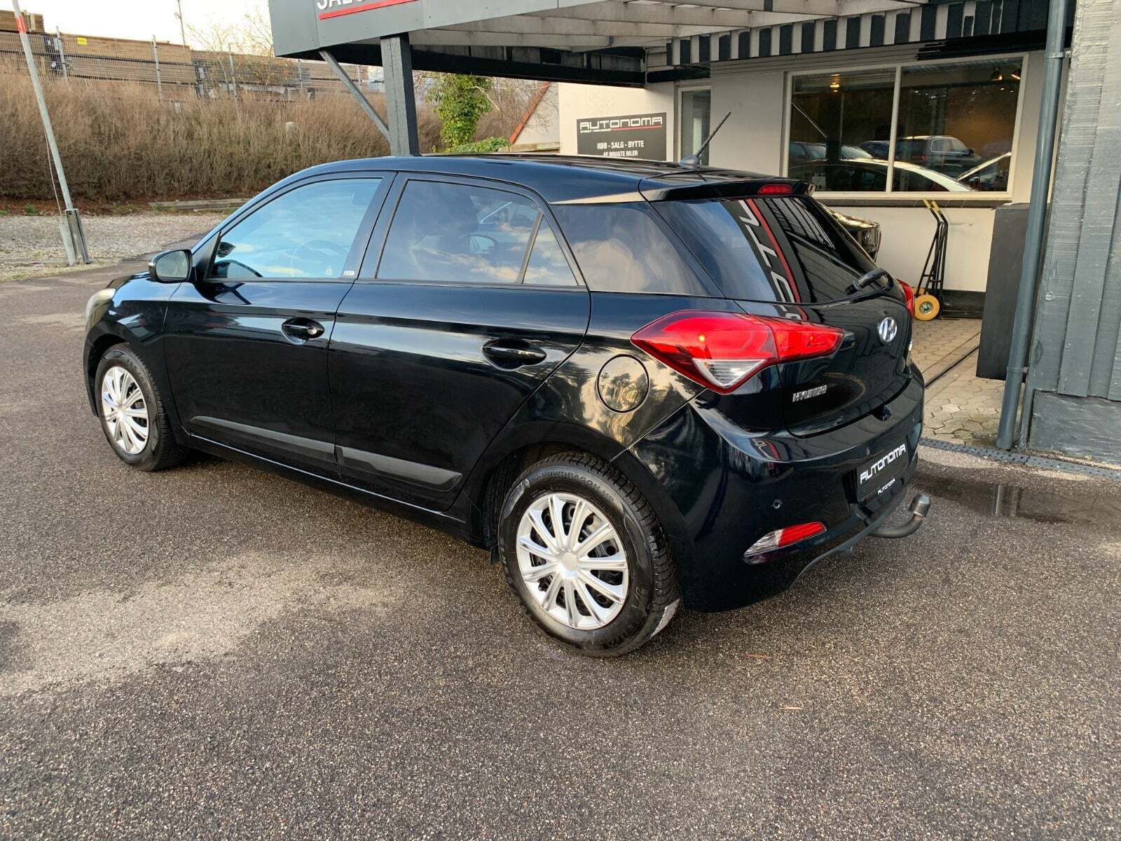 Grøn Hyundai i20 fra 2015