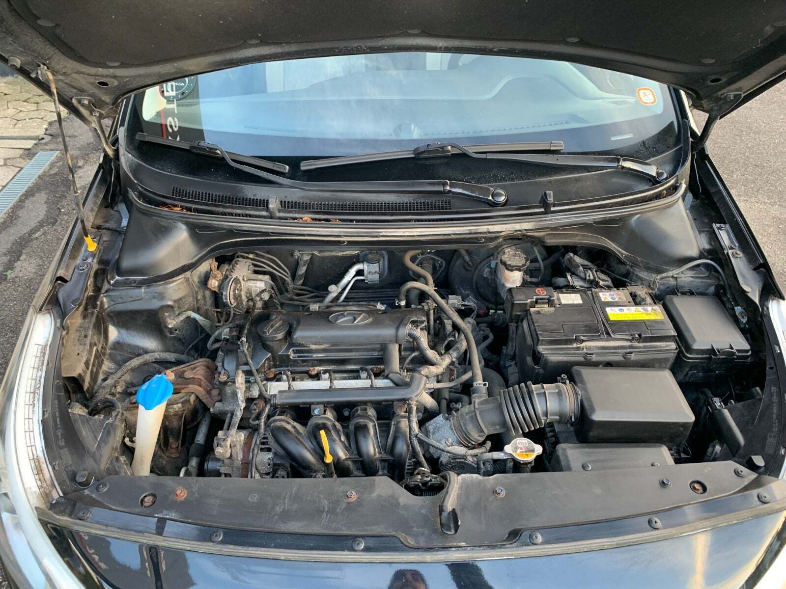 Grøn Hyundai i20 fra 2015