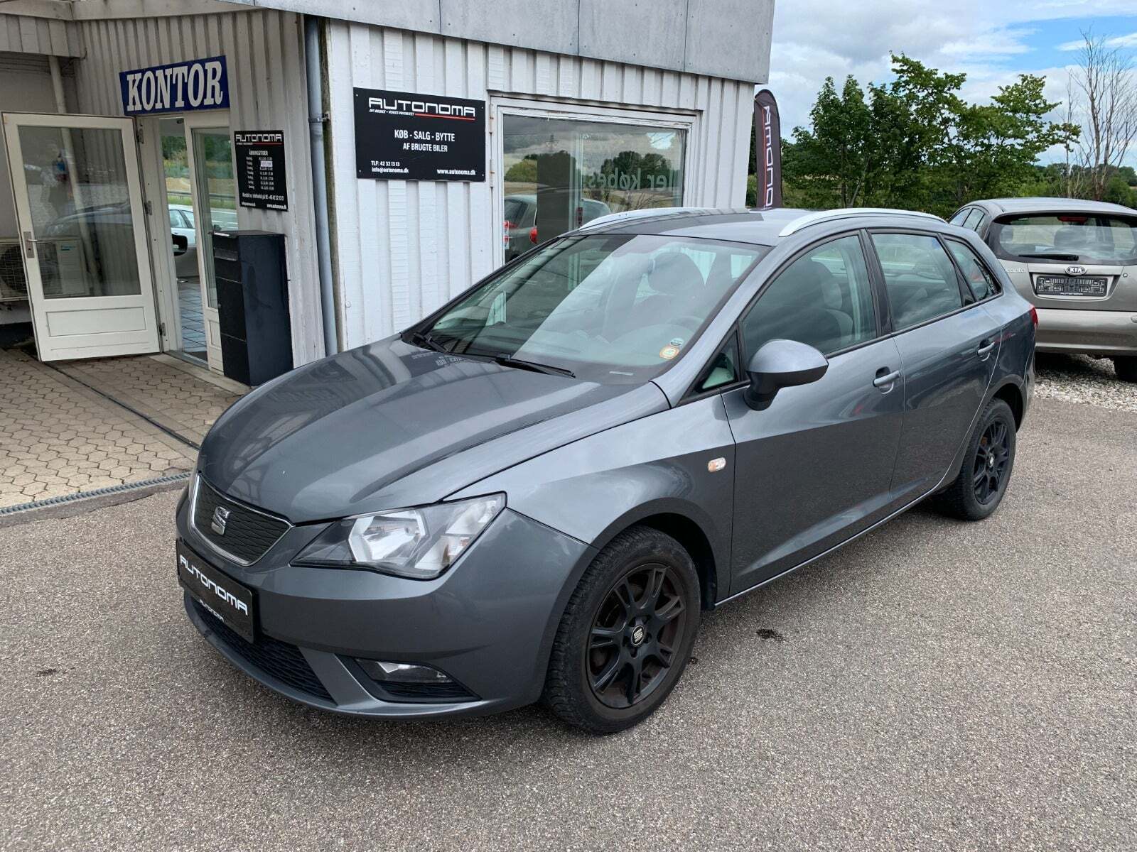 Grøn Seat Ibiza fra 2017