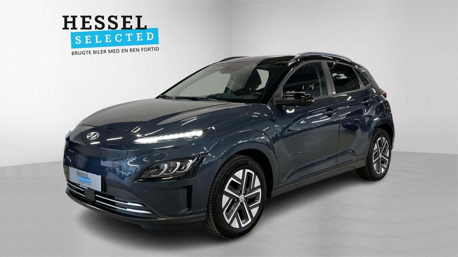 Grå Hyundai Kona fra 2021