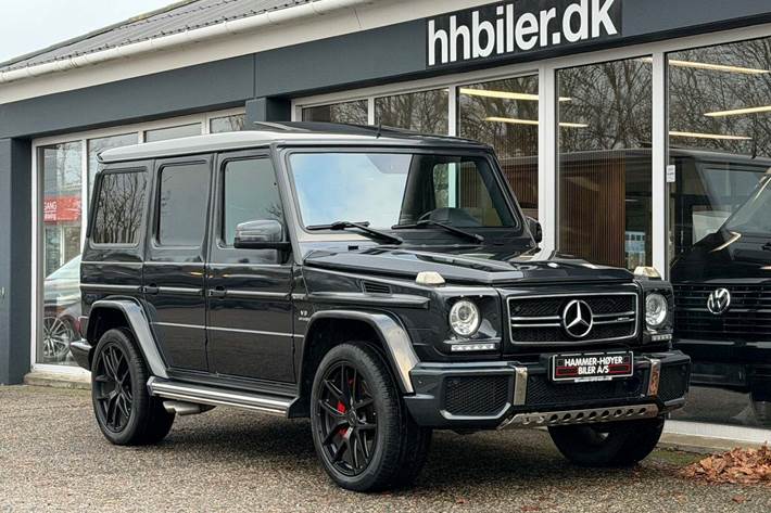 Grå Mercedes G63 fra 2017