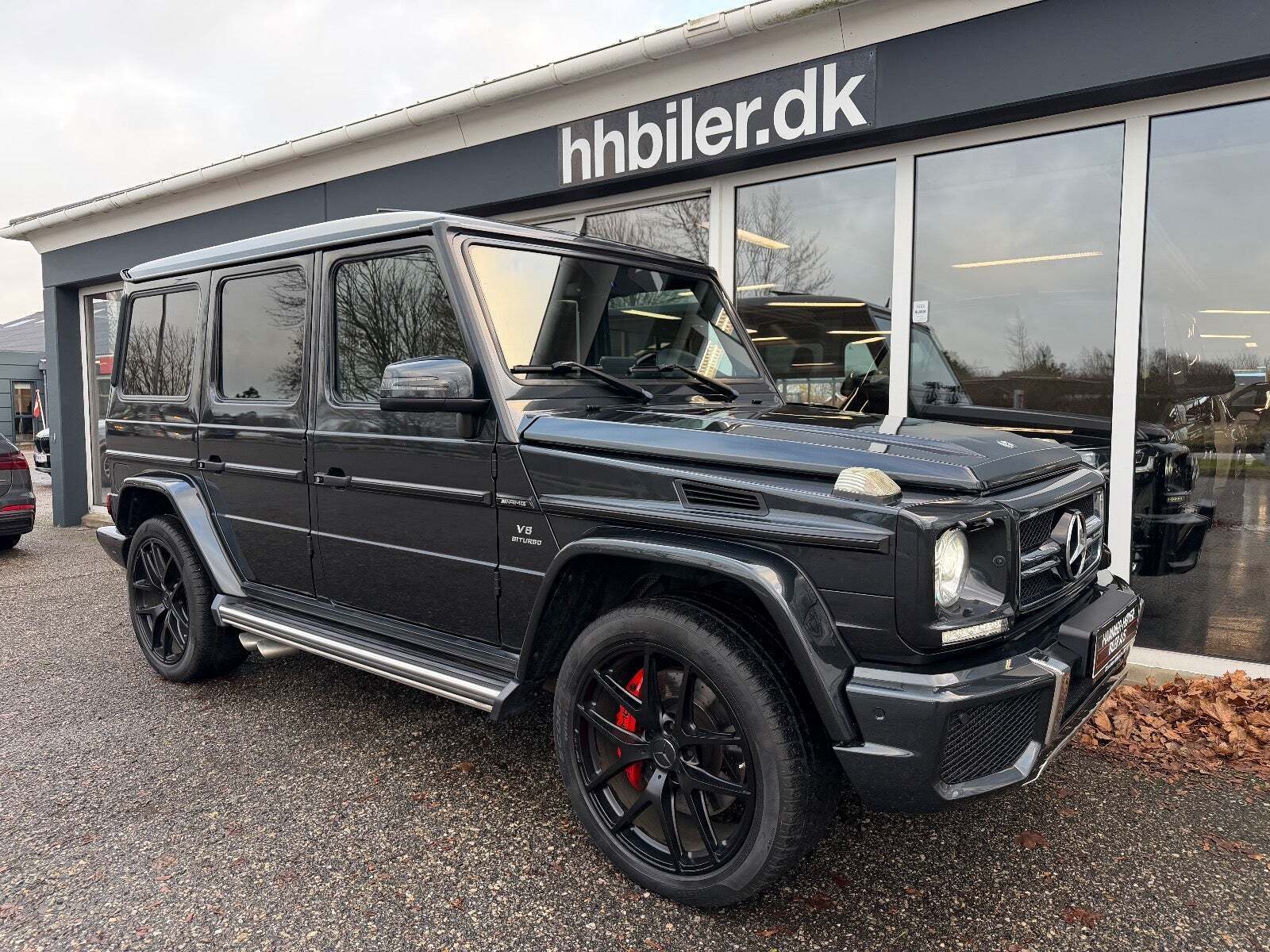 Grå Mercedes G63 fra 2017