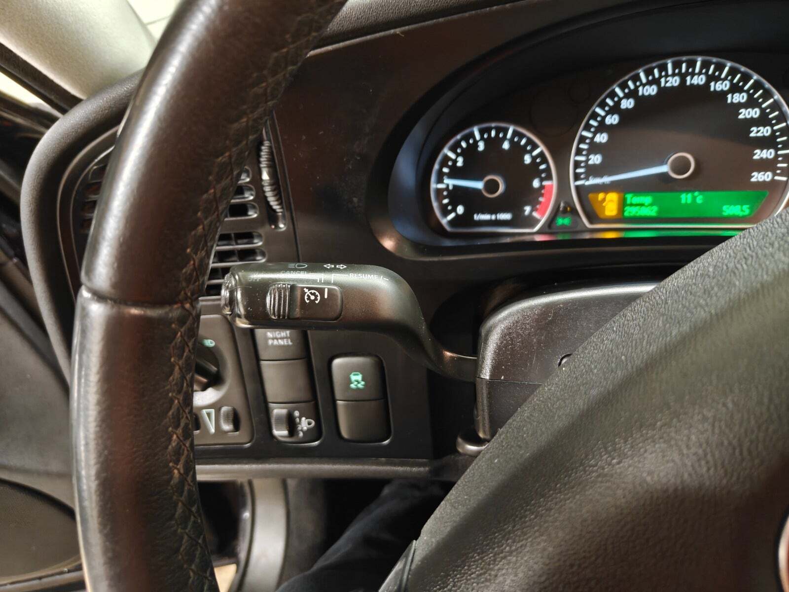 Gul Saab 9-5 fra 2009