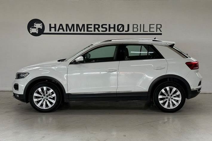 Hvid VW T-Roc fra 2018