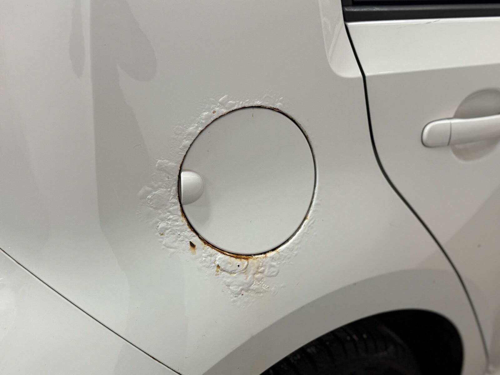 Hvid Seat Mii fra 2013