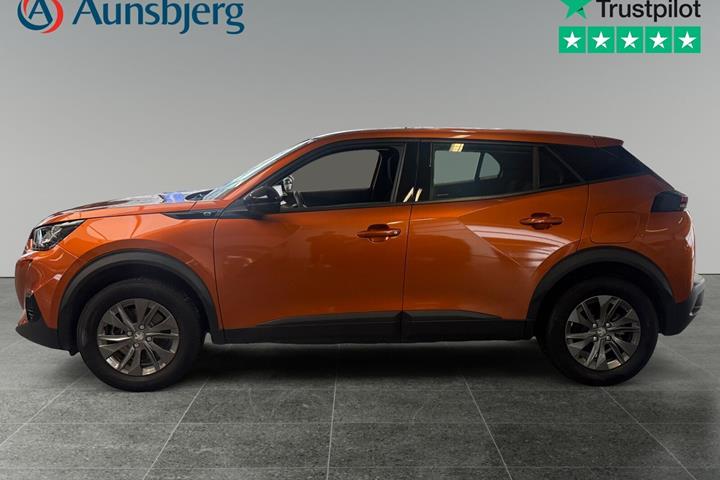 Orange Peugeot e-2008 fra 2022