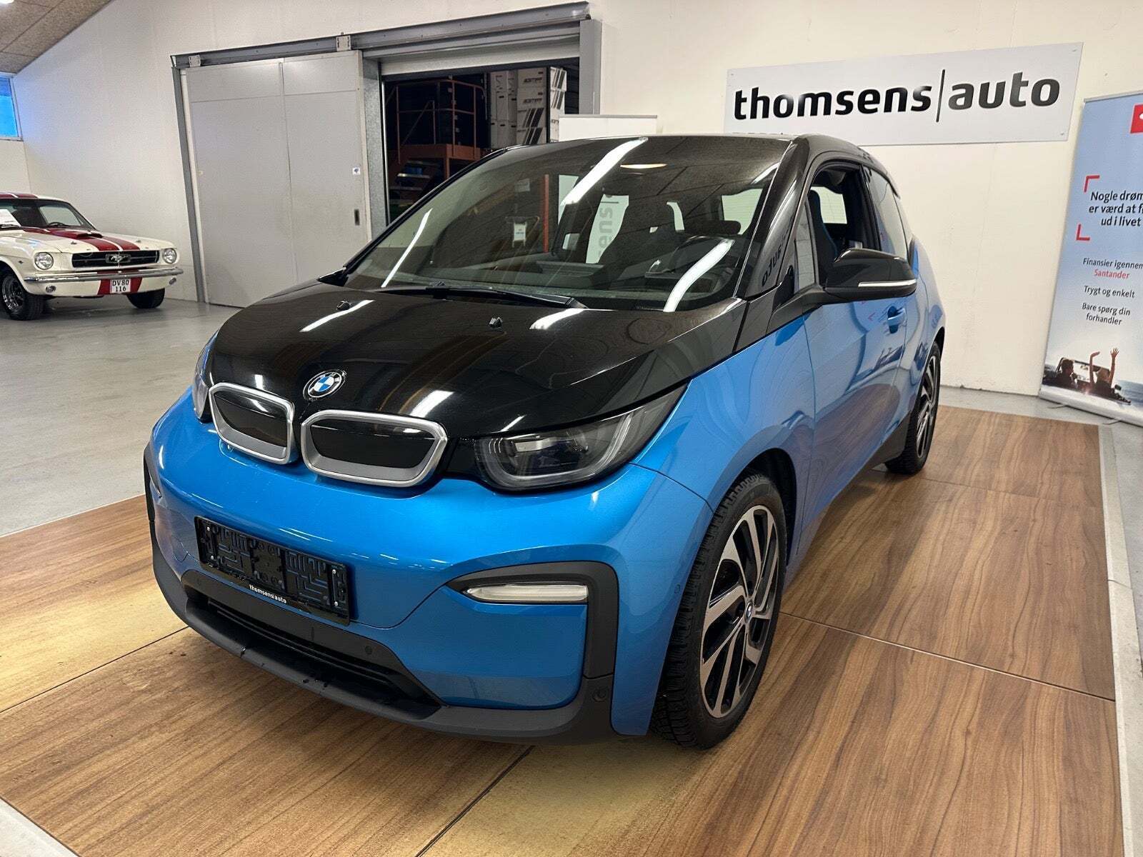 Blå BMW i3 fra 2018