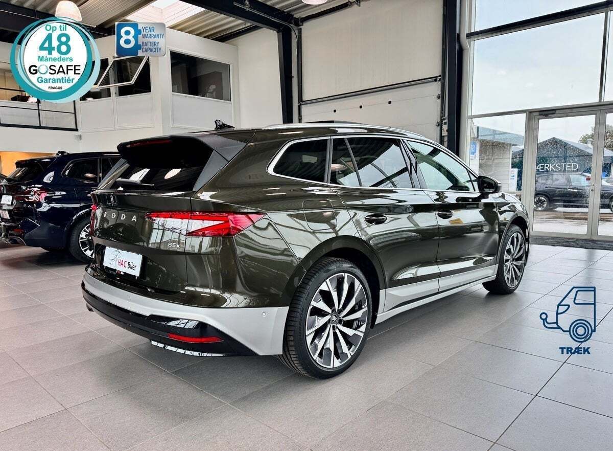 Grøn Skoda Enyaq fra 2026