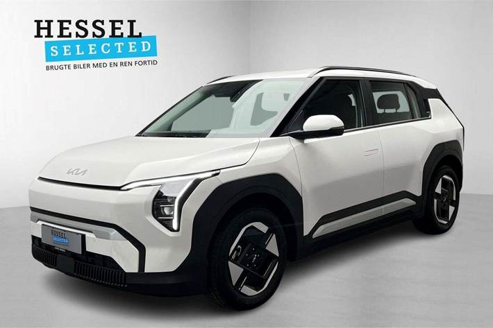 Hvid Kia EV3 fra 2025 set udefra