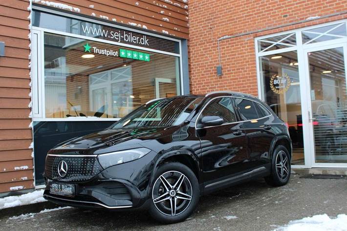 Sort Mercedes EQA350 fra 2024
