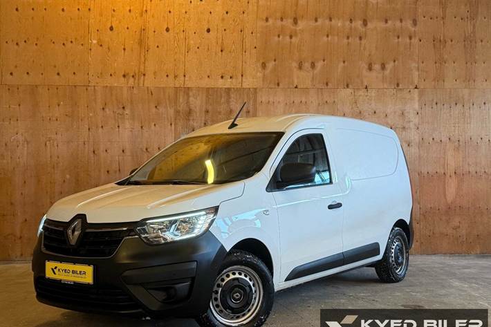 Hvid Renault Express fra 2021 set udefra