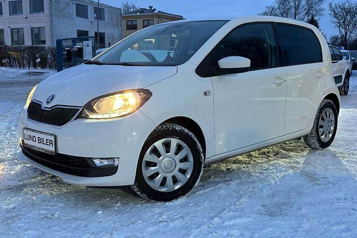 Hvid Skoda Citigo fra 2019