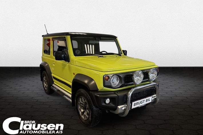 Grå Suzuki Jimny fra 2019 set udefra