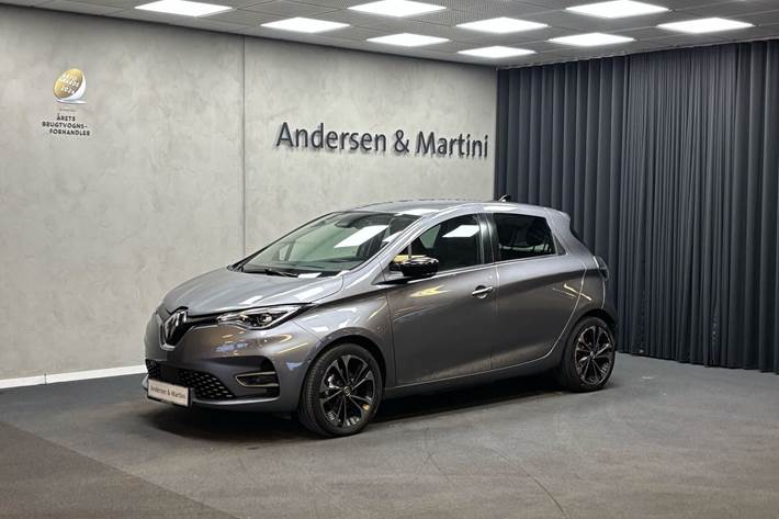 Grå Renault Zoe fra 2024 set udefra