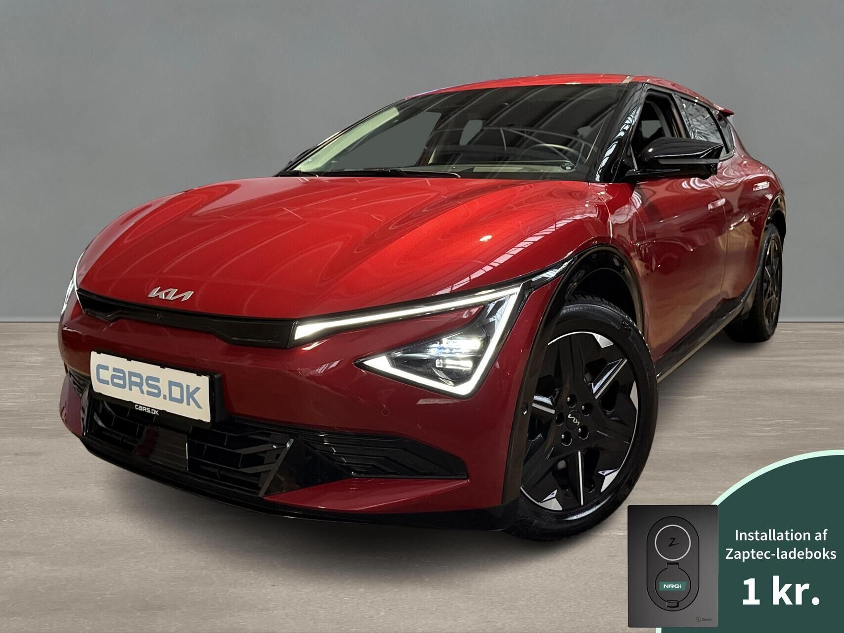 Rød Kia EV6 fra 2025