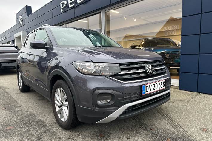 Blå VW T-Cross fra 2023