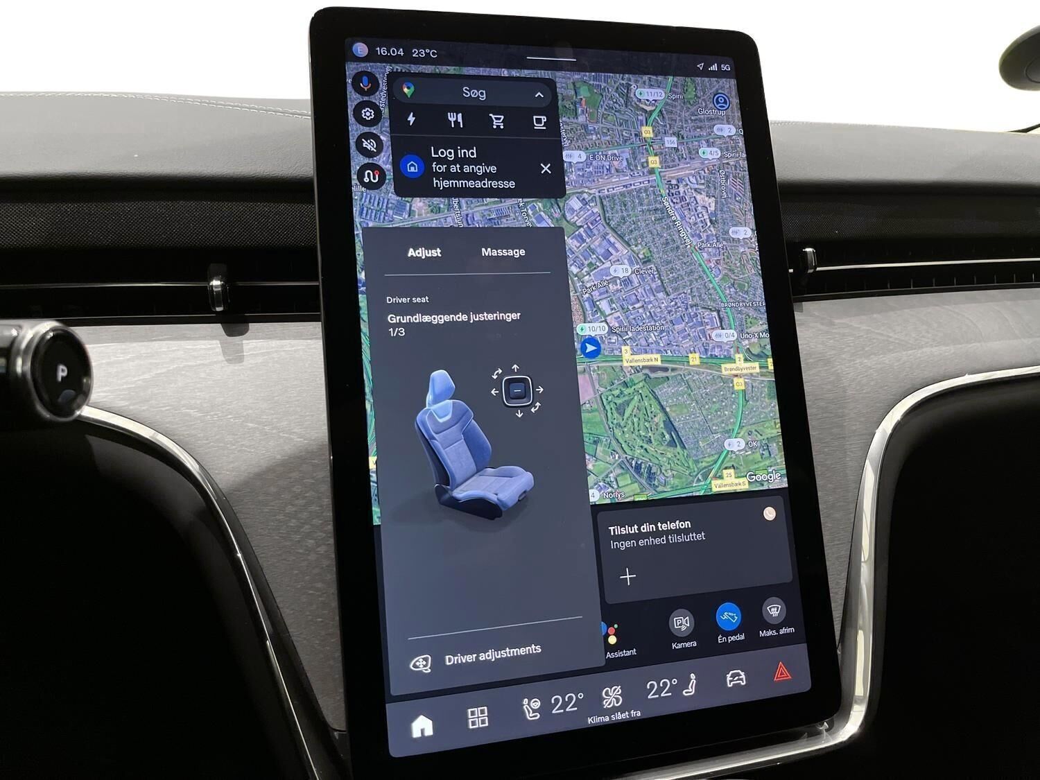 Grå Volvo EX90 fra 2025