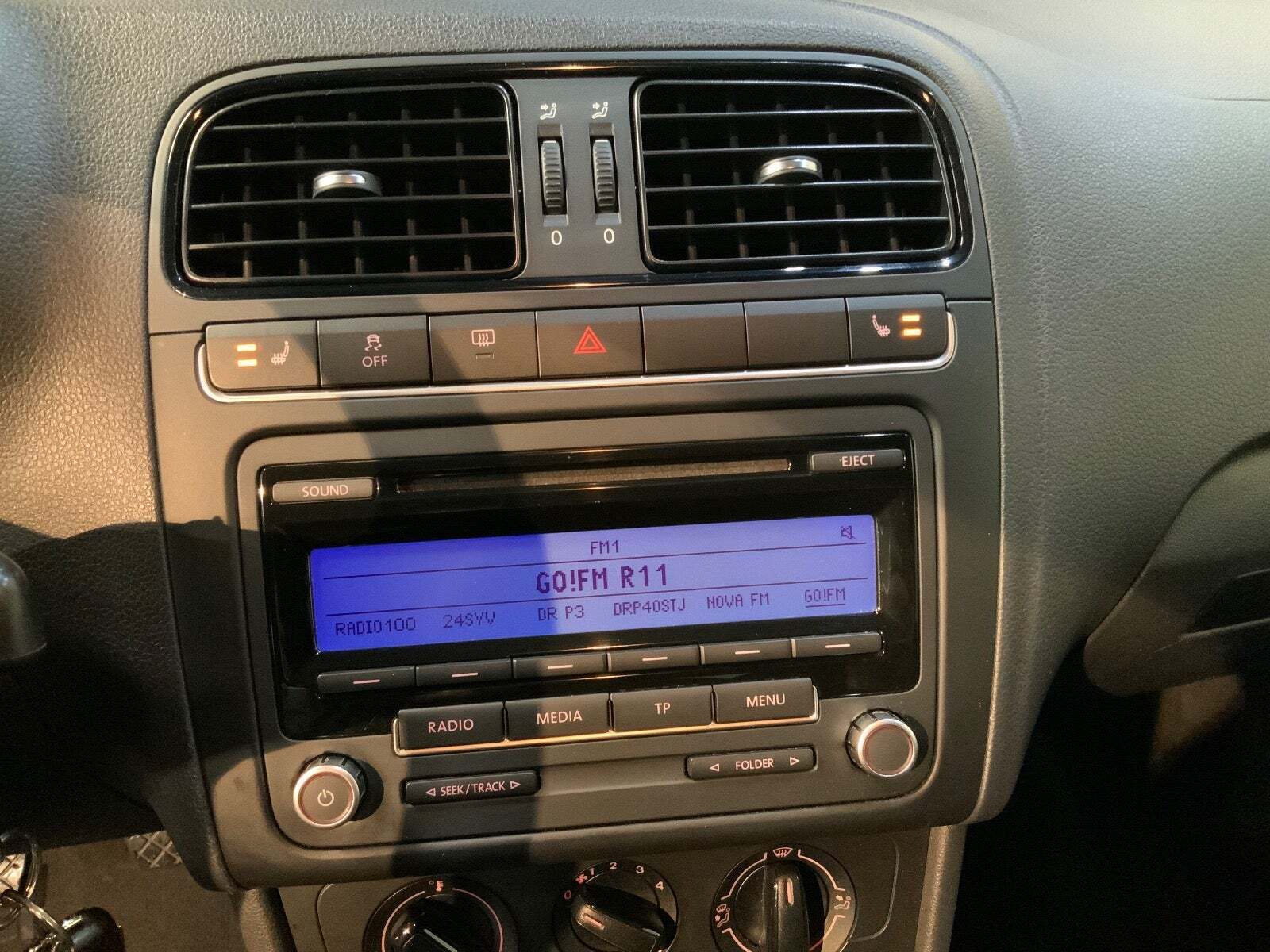 Sort VW Polo fra 2010