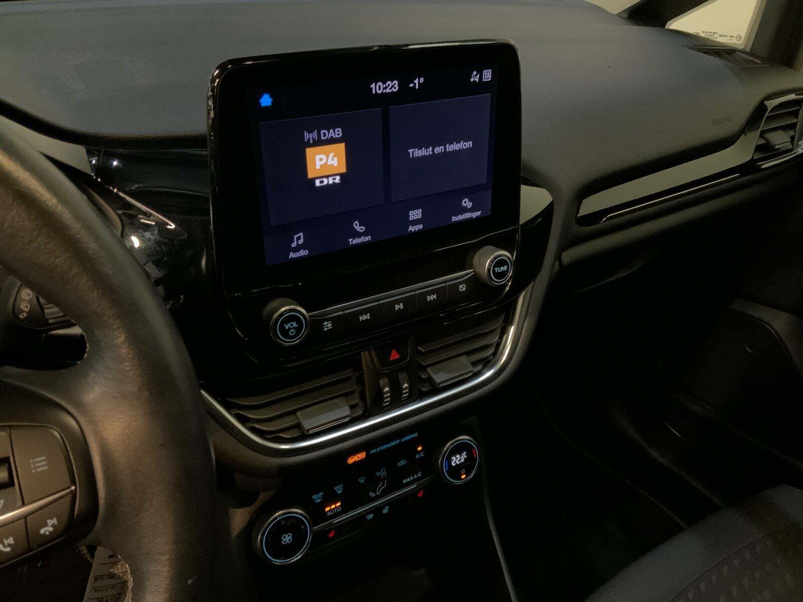 Rød Ford Fiesta fra 2020