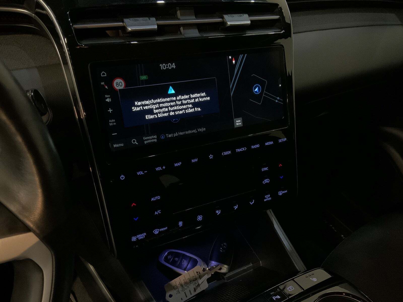 Rød Hyundai Tucson fra 2022