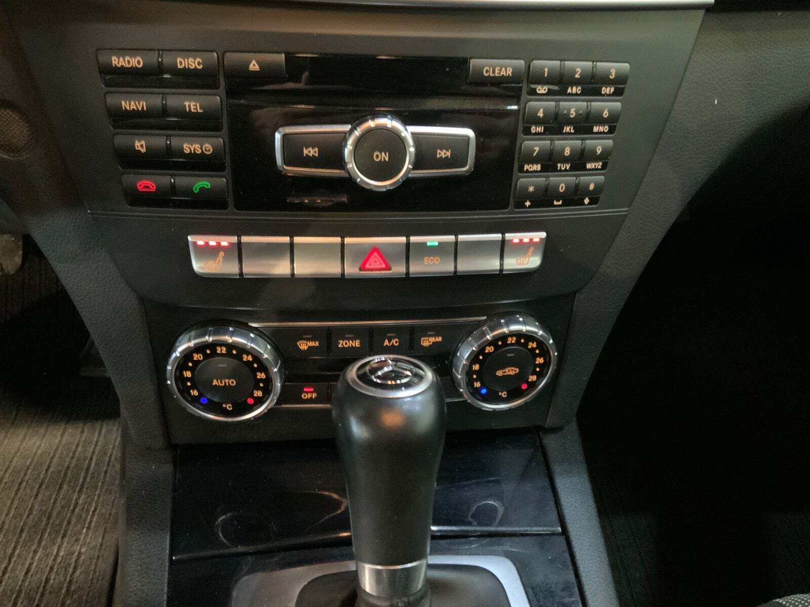 Sort Mercedes C220 fra 2012