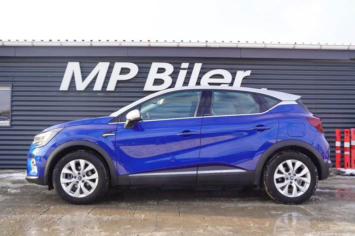 Blå Renault Captur fra 2020