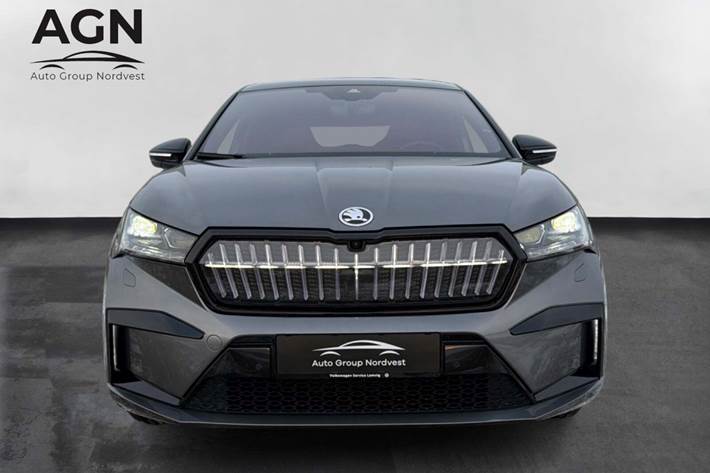 Grå Skoda Enyaq fra 2024