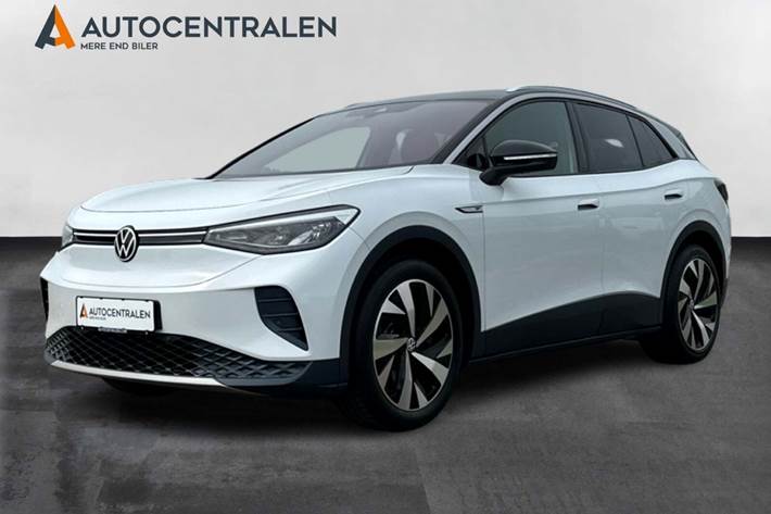 Hvid VW ID.4 fra 2021 set udefra
