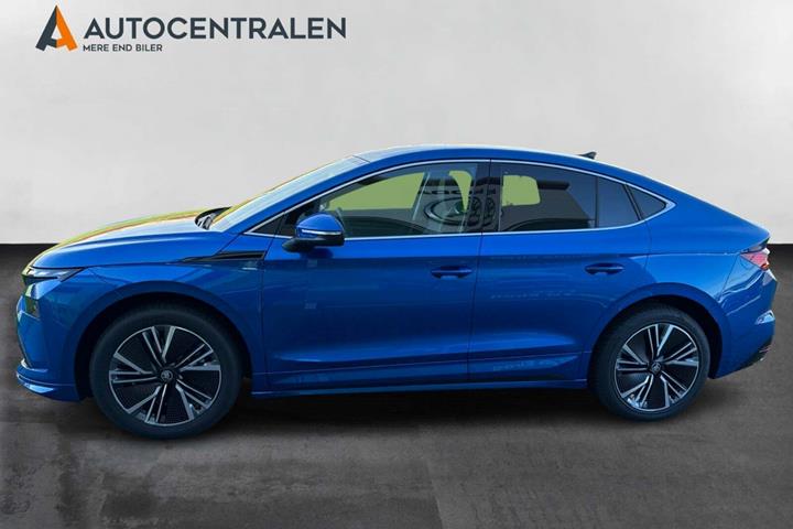 Blå Skoda Enyaq fra 2025