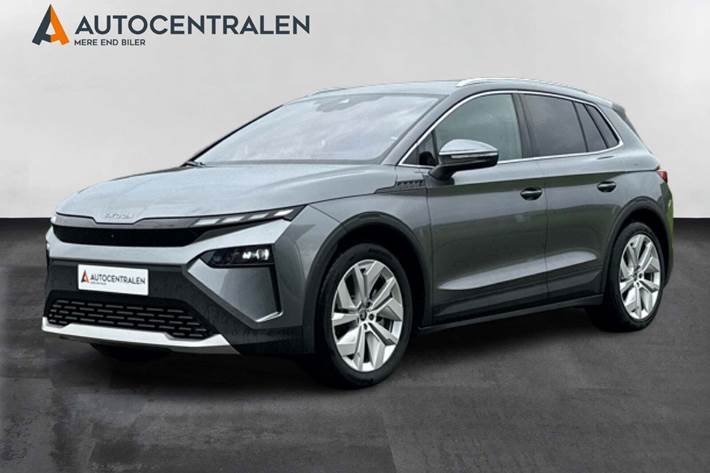 Grå Skoda Elroq fra 2025 set udefra