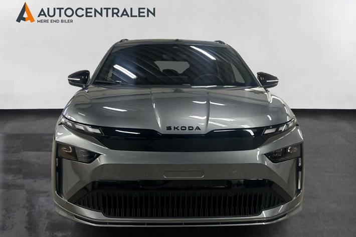 Grå Skoda Enyaq fra 2026