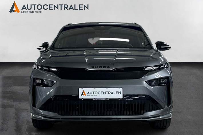 Grå Skoda Enyaq fra 2026