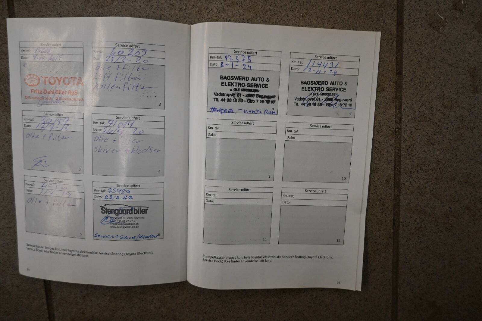 Sort Toyota Aygo fra 2017