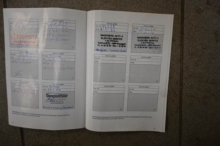 Sort Toyota Aygo fra 2017