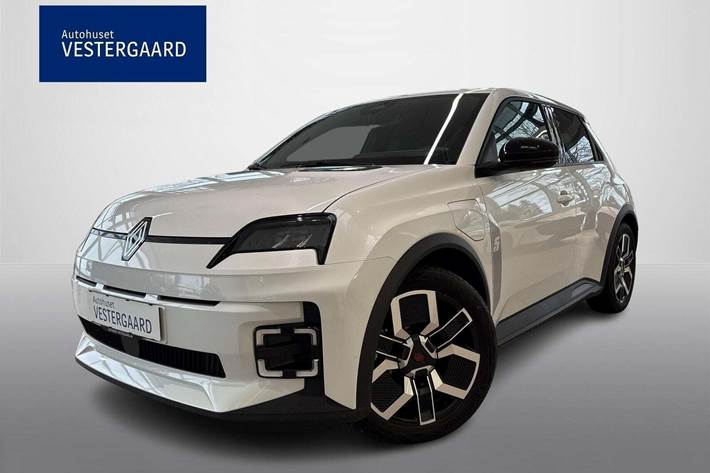 Hvid Renault 5 E-Tech fra 2025