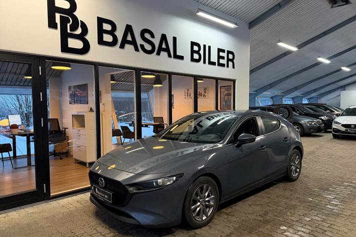 Grå Mazda 3 fra 2019