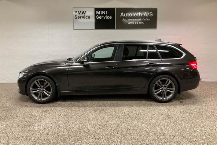 Brun BMW 320d fra 2018