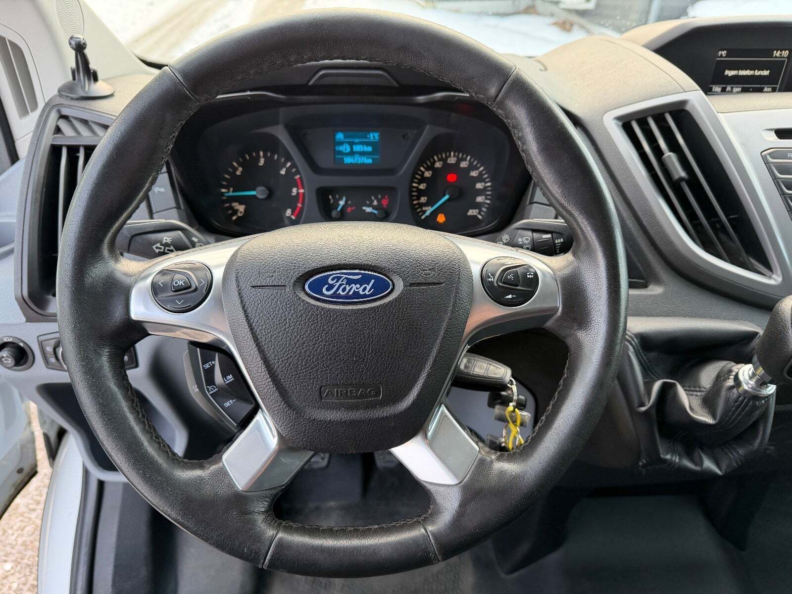 Hvid Ford Transit 350 L2 Van fra 2019