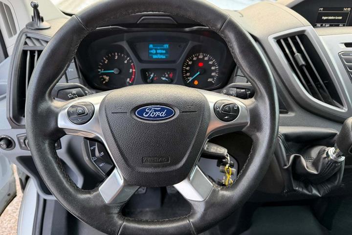 Hvid Ford Transit 350 L2 Van fra 2019
